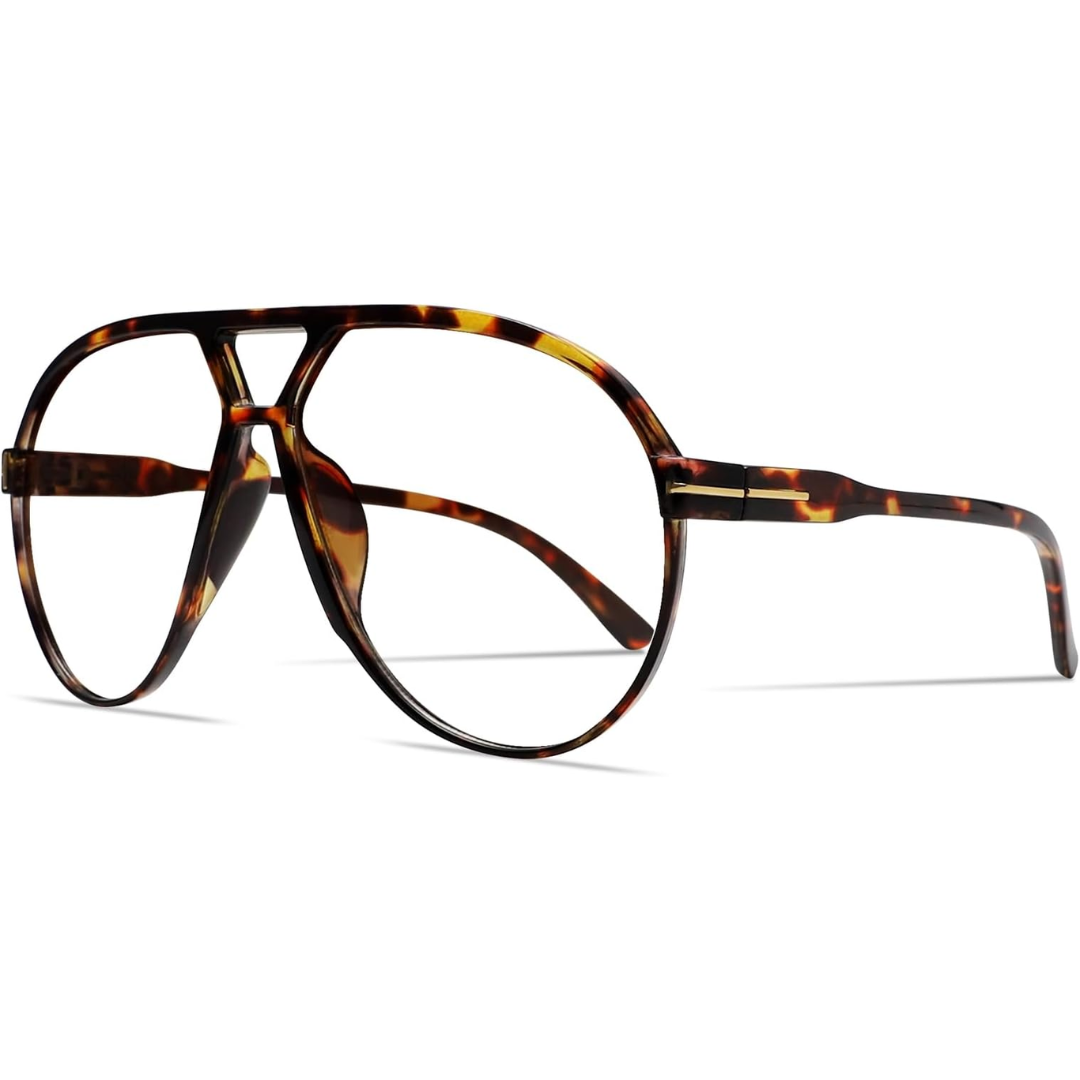 Retro Oversized Sunglasses – UV400 Protection Aviator Style | ribuella