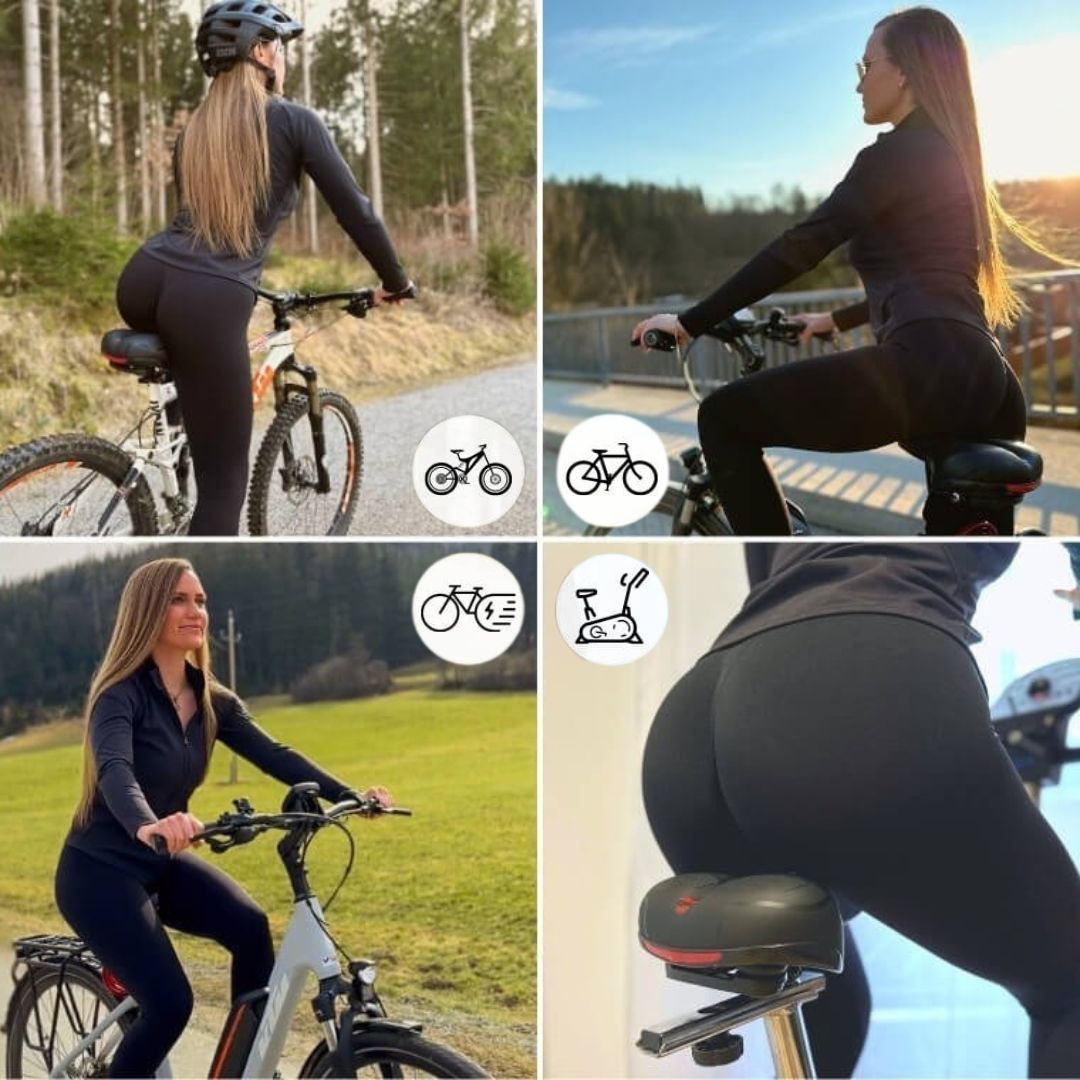 Ultimate Comfort Bike Seat for All Riders with Shock Absorption | ribuella