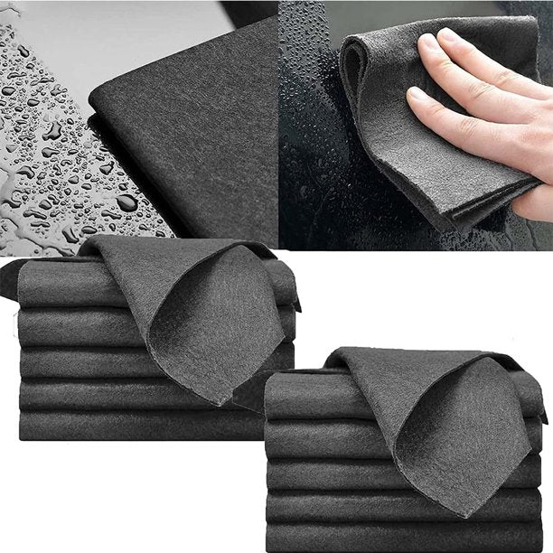 Set of 5 Scratch-Free Microfiber Cloths for Cleaning Surfaces | ribuella