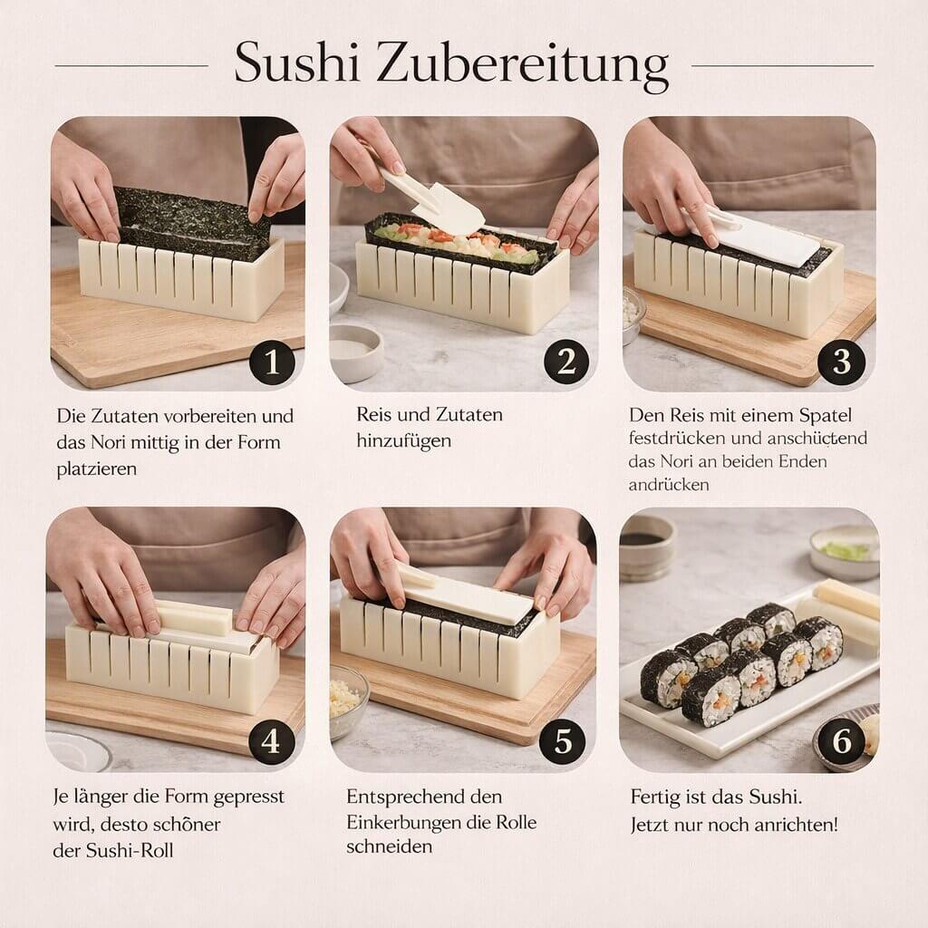 Ultimate Sushi Crafting Kit - Sushi Molding Set - Sushify | ribuella