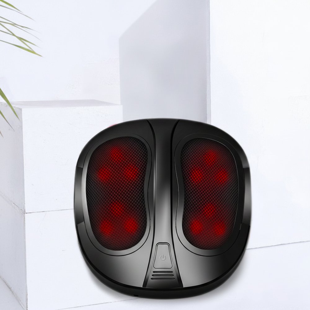 Elektromos shiatsu lábmasszírozó állandó hővel és vibrációs masszázsfejekkel