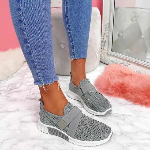 Women's Easy-On Sneakers With Adjustable Velcro Strap