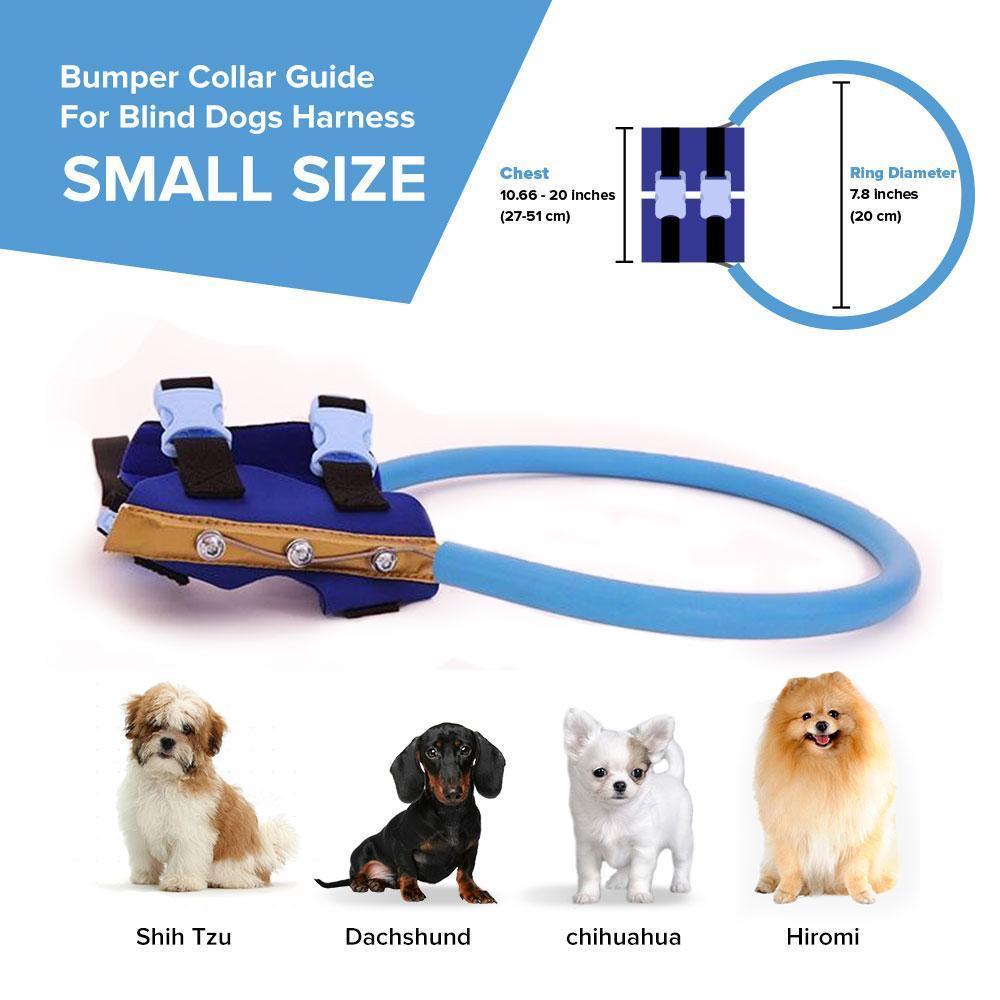 Flexible Blind Dog Bumper Collar Harness Mobility Aid Tool