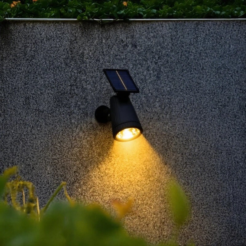 Adjustable Solar Outdoor Spotlight - Rechargeable Garden Landscape Lamp