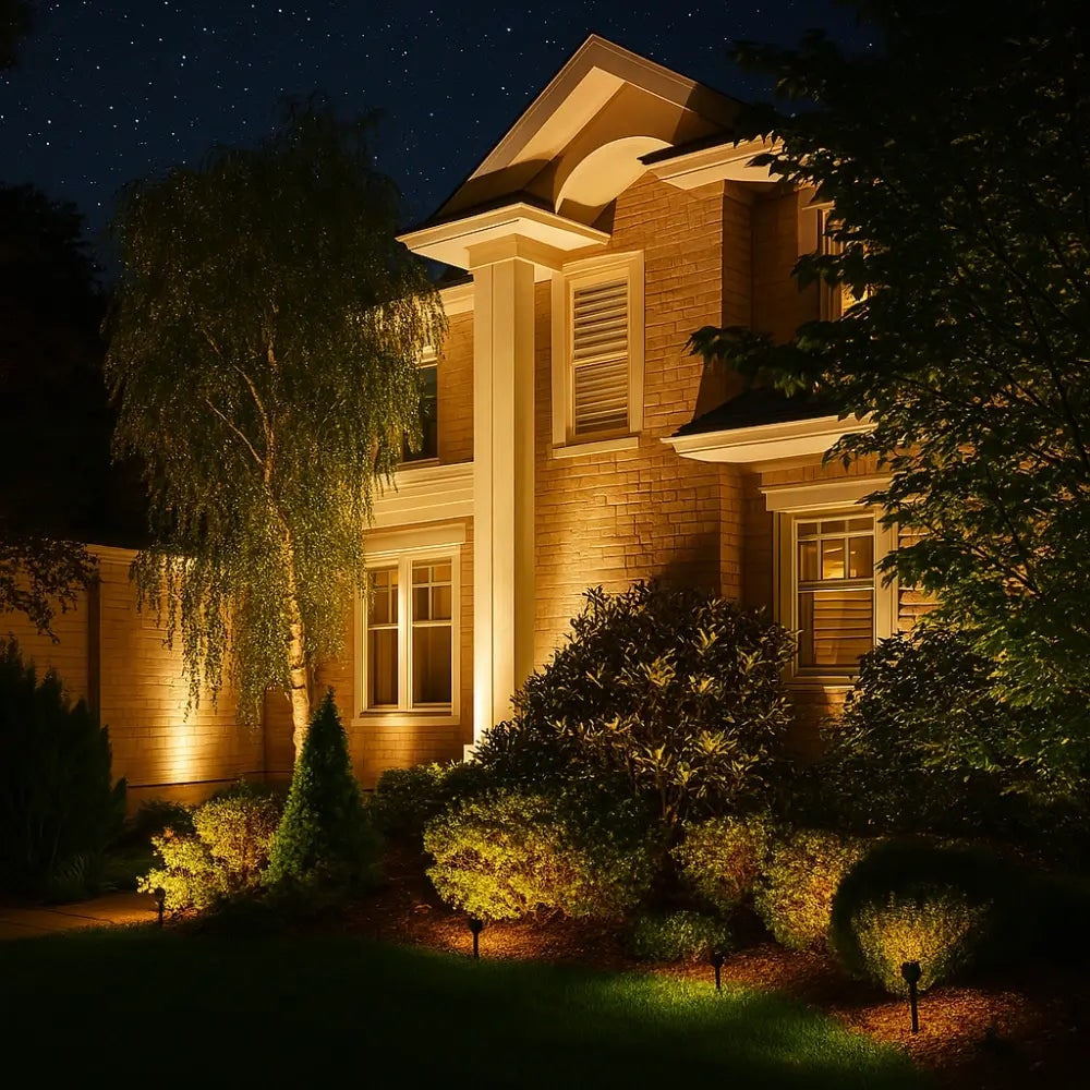 Adjustable Solar Outdoor Spotlight - Rechargeable Garden Landscape Lamp