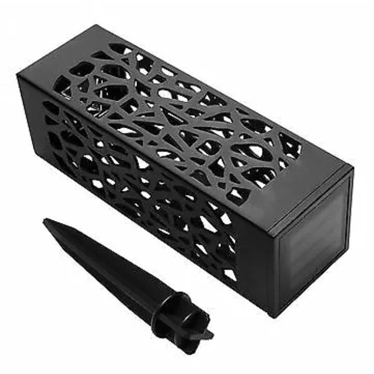 Wireless Solar Powered Pathway Lights Decorative Hollow Lattice Design