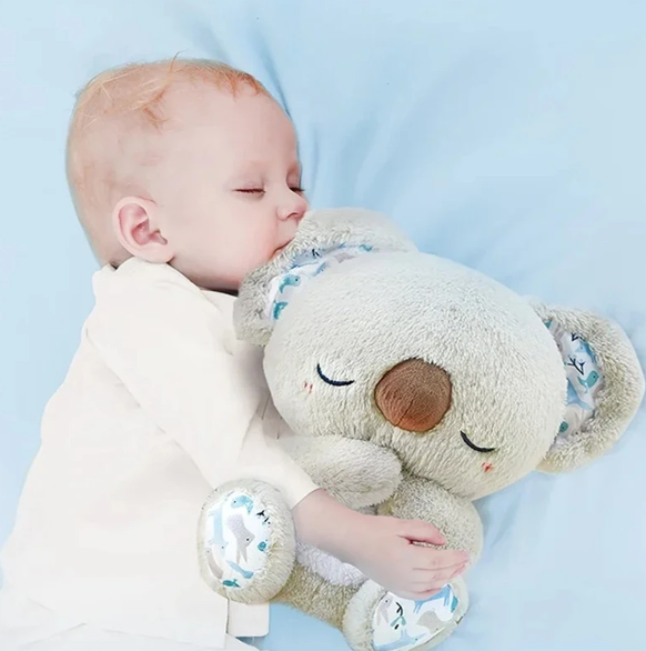 Beschwertes Koala-Kuscheltier mit rhythmischem LED-Nachtlicht