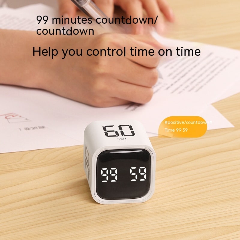 Digital Speed Cube Timer, Gravity Sensor Activation, Rechargeable Battery