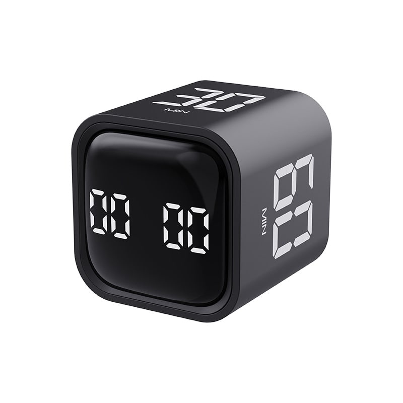 Digital Speed Cube Timer, Gravity Sensor Activation, Rechargeable Battery