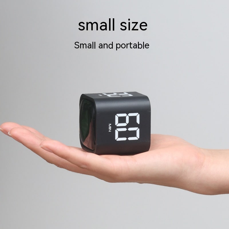 Digitális speedcube-időzítő, gravitációs érzékelős aktiválással, újratölthető akkumulátorral