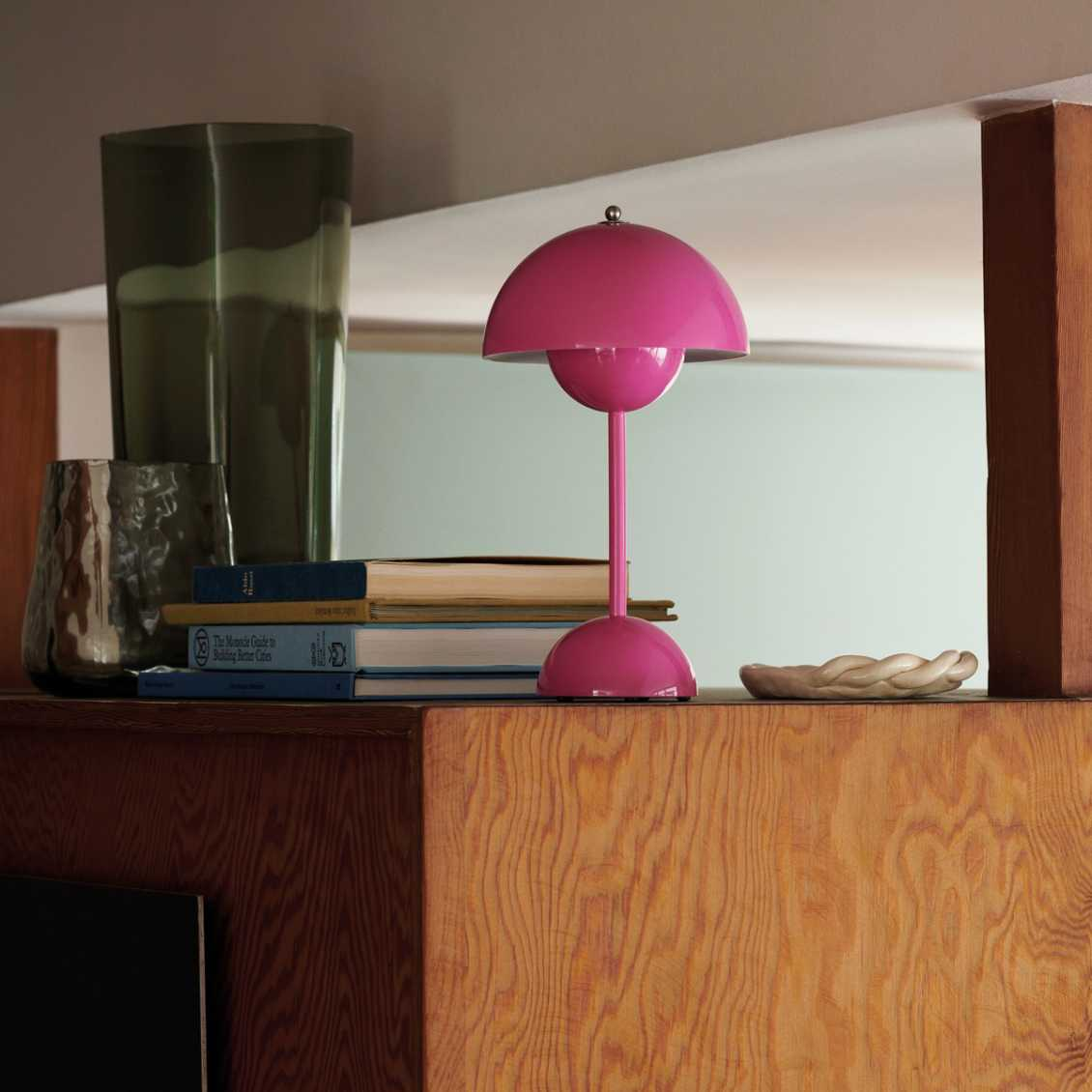Stolní lampa v retro stylu – bezdrátová se 3 nastavitelnými úrovněmi jasu | ribuella