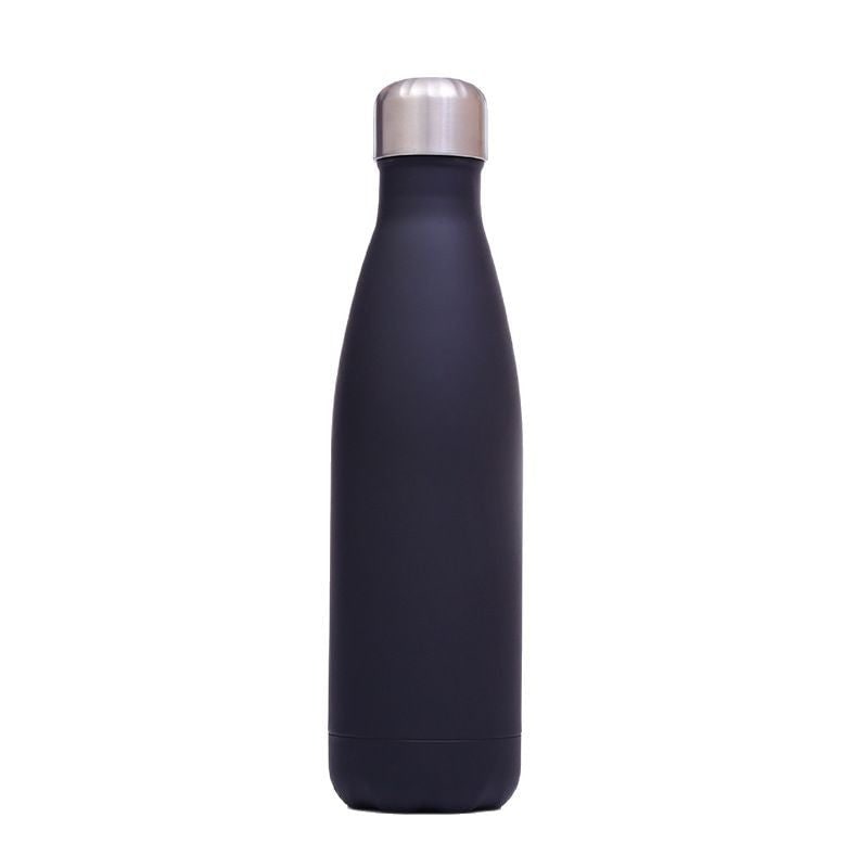 Double Wall Insulated Water Bottle - Stainless Steel, Leak Proof Screw Cap