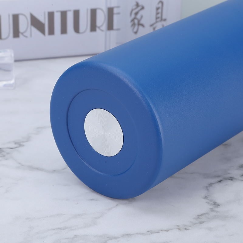 Double Wall Vacuum Insulated Stainless Steel Water Bottle Metal Loop Handle