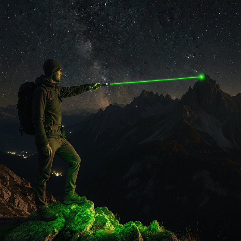 STARBEAM High-Power Laser Pointer Adjustable Focus 10,000 m