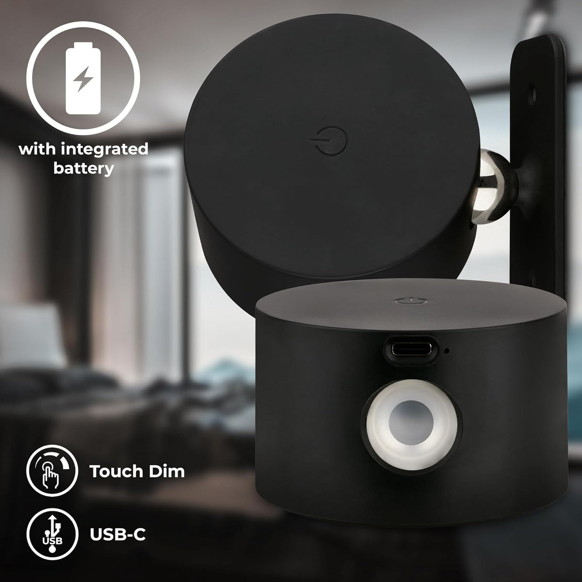 Foco LED com sensor - Solução de iluminação sem fios - FlexiGlow | ribuella