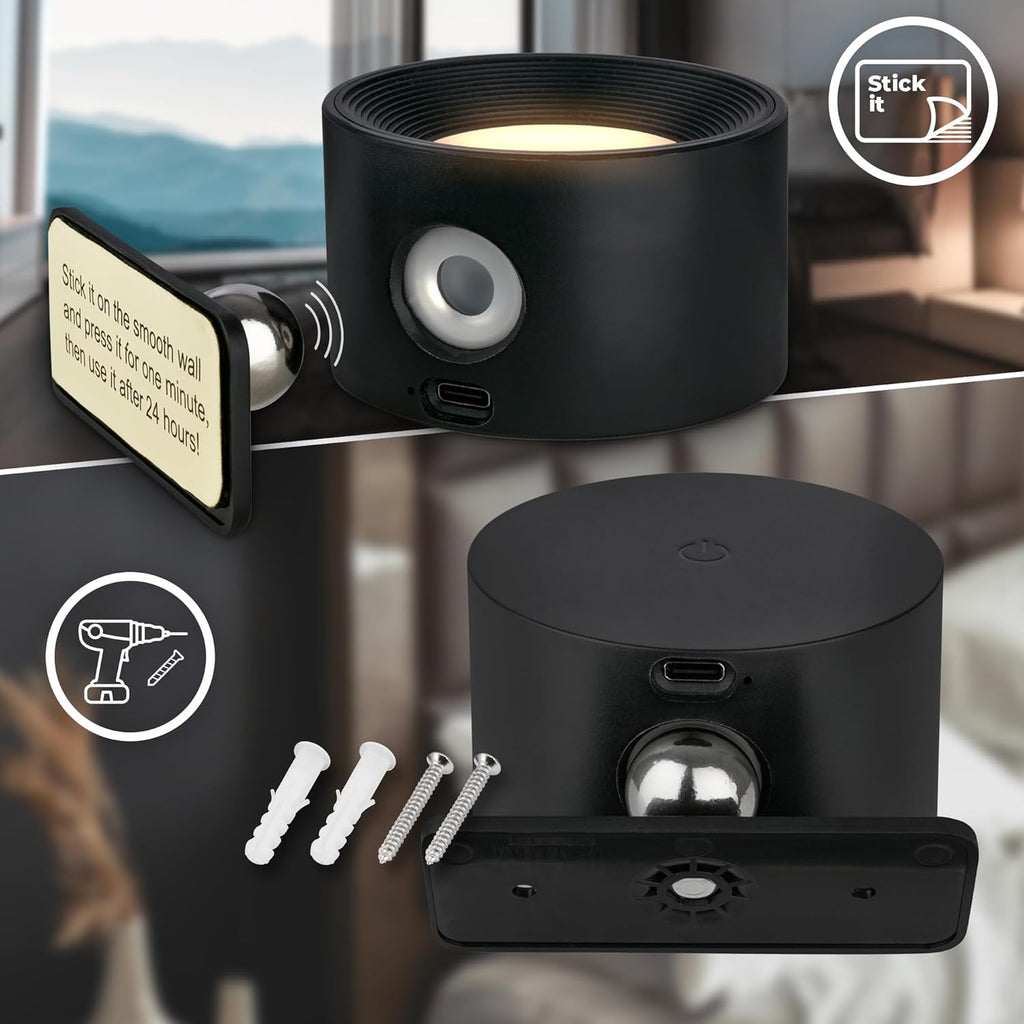 Foco LED com sensor - Solução de iluminação sem fios - FlexiGlow | ribuella