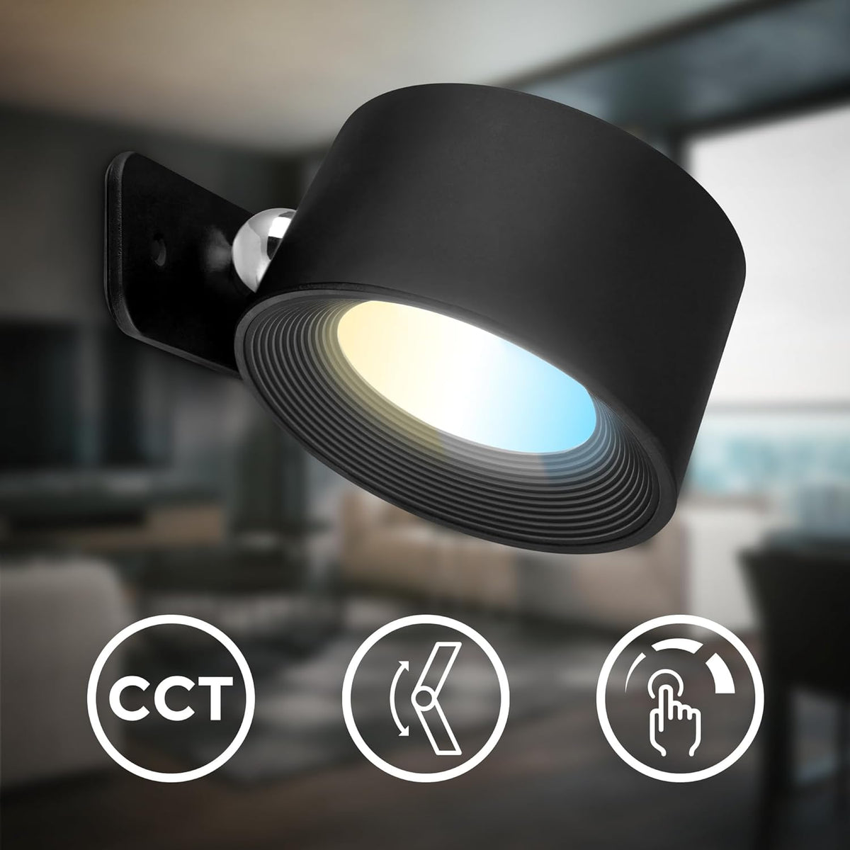 Foco LED com sensor - Solução de iluminação sem fios - FlexiGlow | ribuella