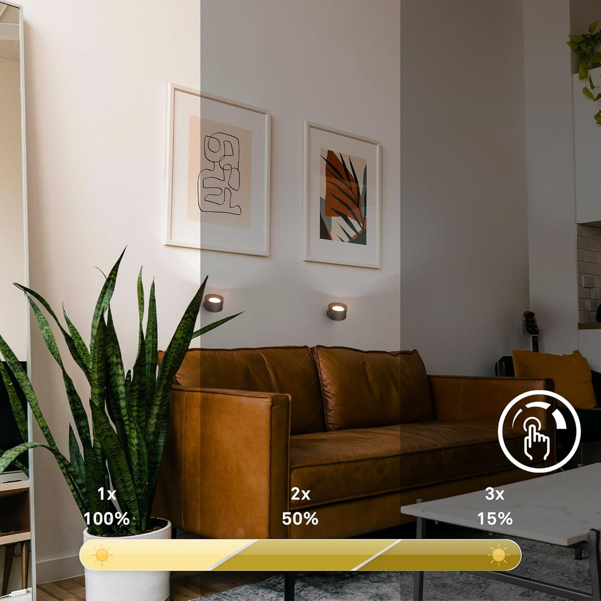 Foco LED com sensor - Solução de iluminação sem fios - FlexiGlow | ribuella