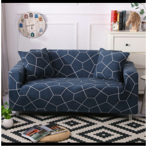 Fitted Three Seater Slipcover, Elastic Design Sofa Cover, Floral Print
