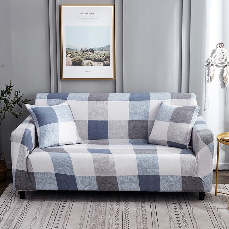 Fitted Three Seater Slipcover, Elastic Design Sofa Cover, Floral Print