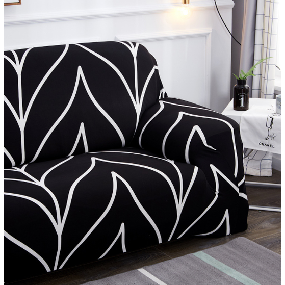 Stretch Sofa Elastic Slipcover Set Matching Pillowcases Textured Design