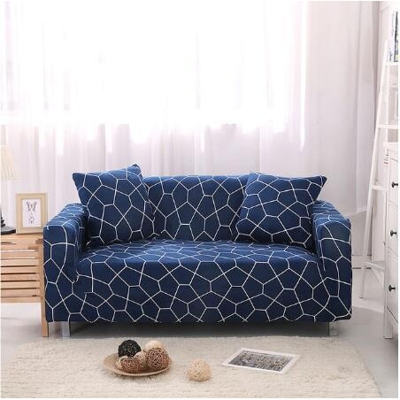 Stretch Sofa Elastic Slipcover Set Matching Pillowcases Textured Design