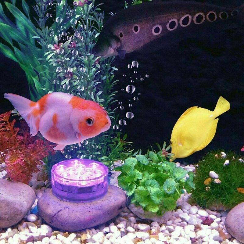 Wodoodporne lampki basenowe sterowane pilotem – 13 diod LED | ribuella