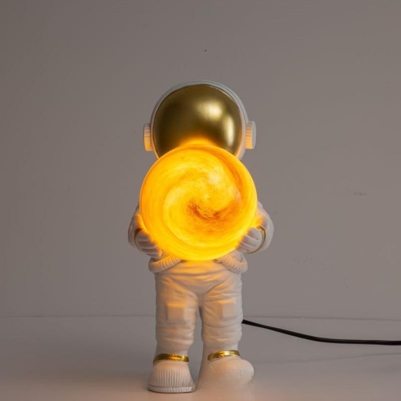 Mid Century Modern Astronaut Table Lamps 2 Pack Touch Control Glowing Sphere
