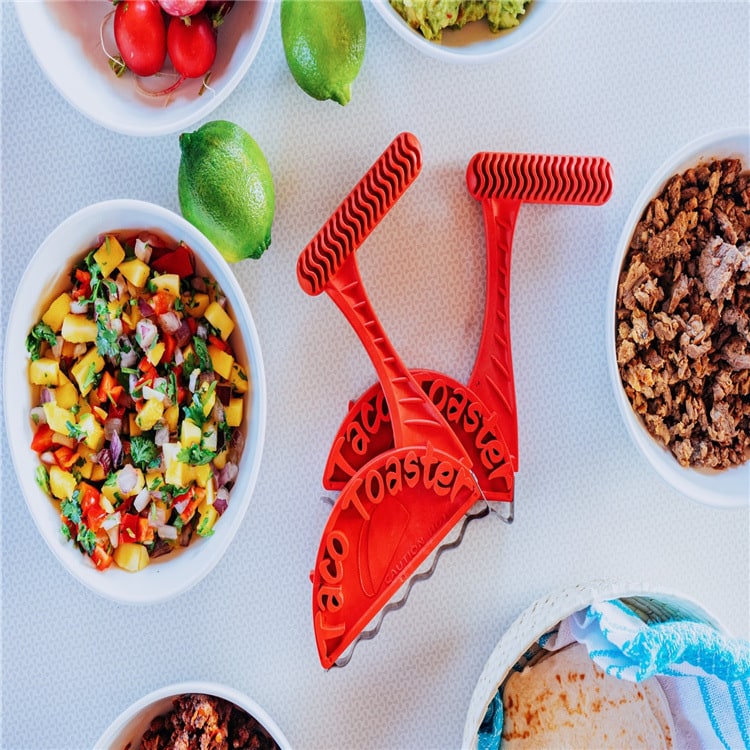 Taco Shell Cooking Trays — Heat Resistant Handles And Precision Tortilla Molds