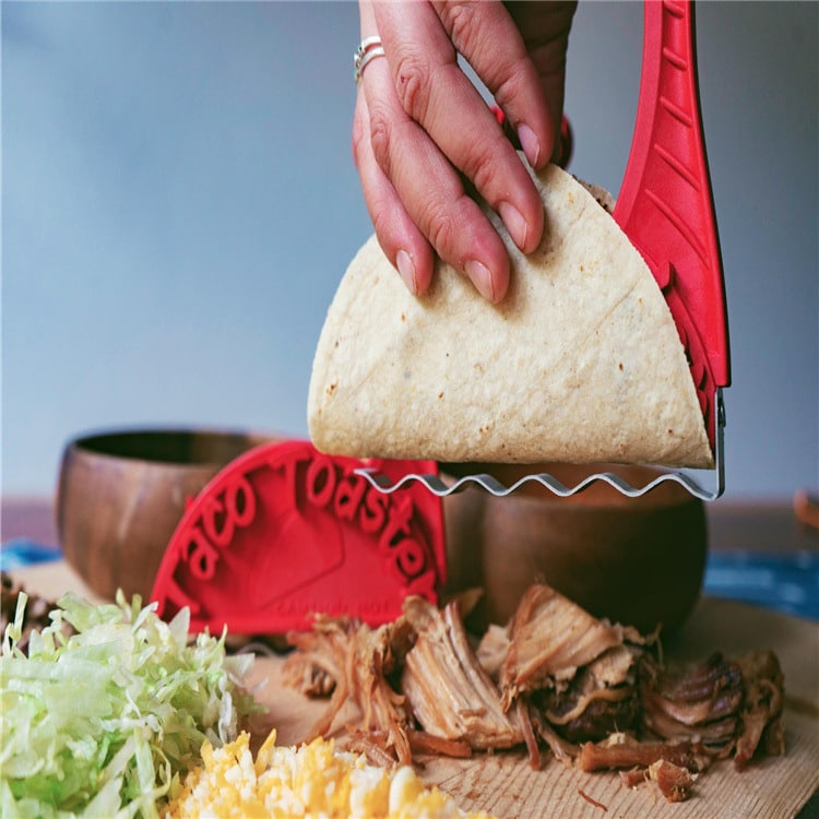 Taco Shell Cooking Trays — Heat Resistant Handles And Precision Tortilla Molds