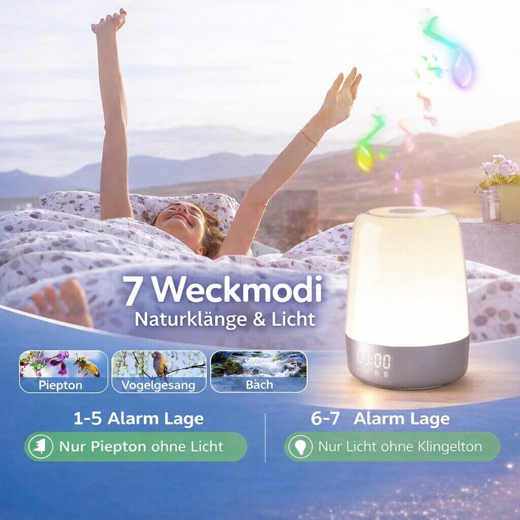 Sunrise Alarm Clock - Gentle Wake-Up Light - DayBright | ribuella