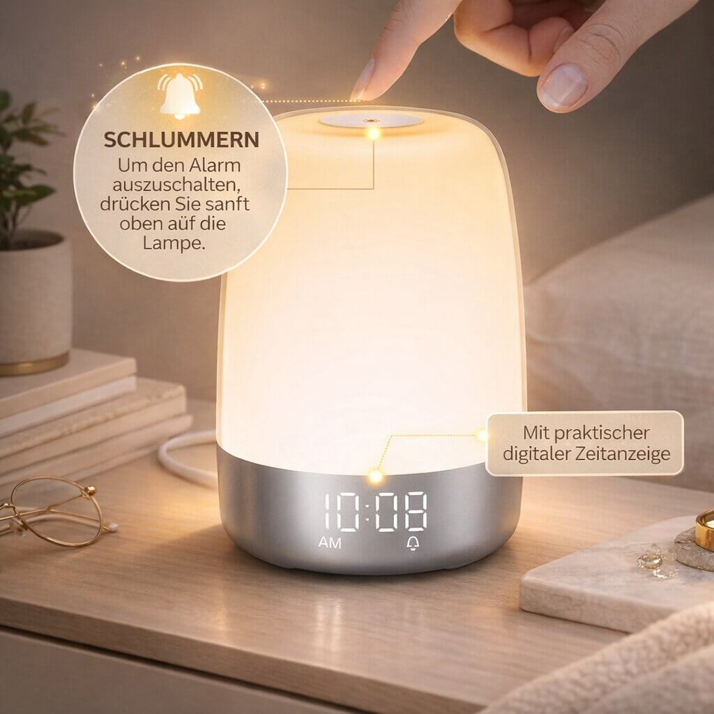 Sunrise Alarm Clock - Gentle Wake-Up Light - DayBright | ribuella