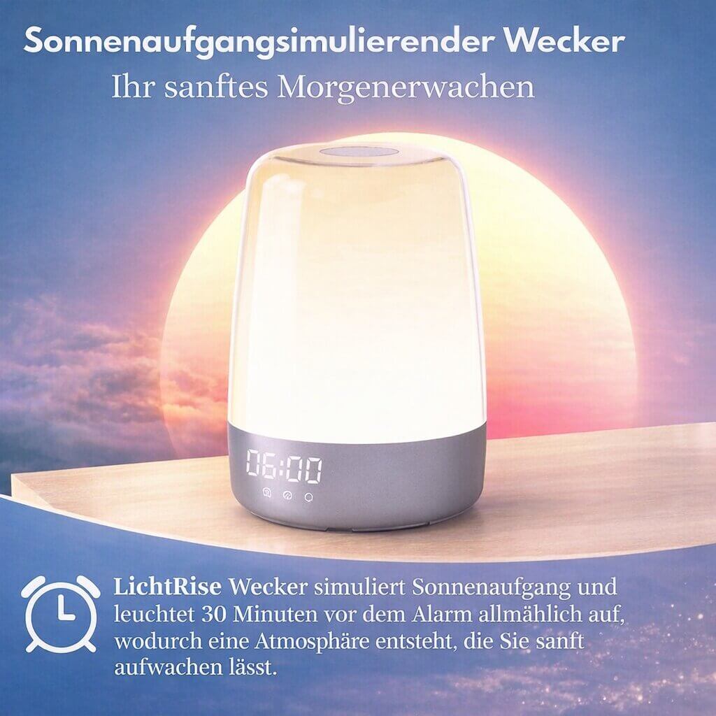 Sunrise Alarm Clock - Gentle Wake-Up Light - DayBright | ribuella