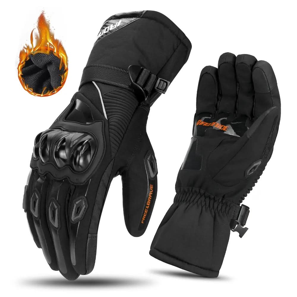 THERMO GRIP Winter Motorcycle Gloves, Waterproof Insulated
