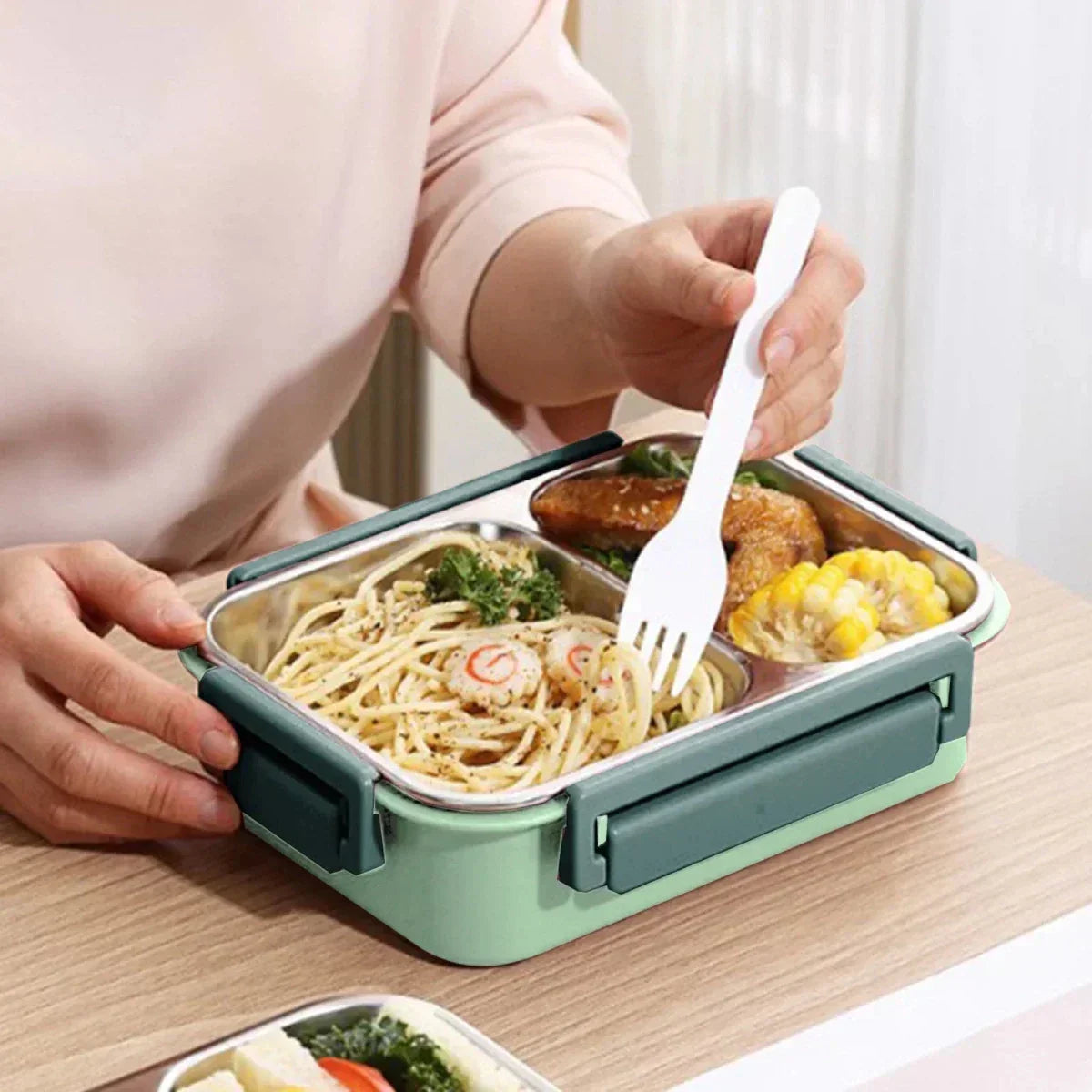 THERMOSERVE isolerad matbehållare med säker förslutning för varm mat