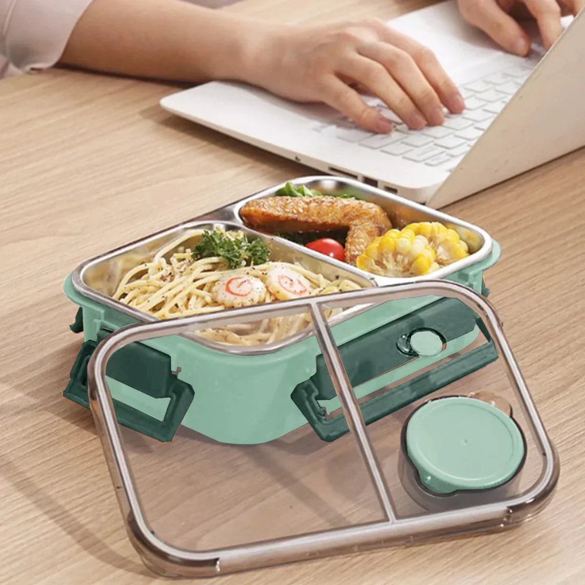 THERMOSERVE Insulated Meal Container With Secure Closure for Warm Meals