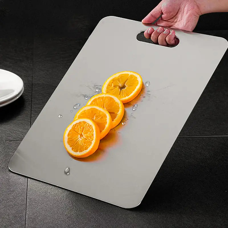 Pure Titanium Cutting Board, 34 by 23 cm Food Grade Surface