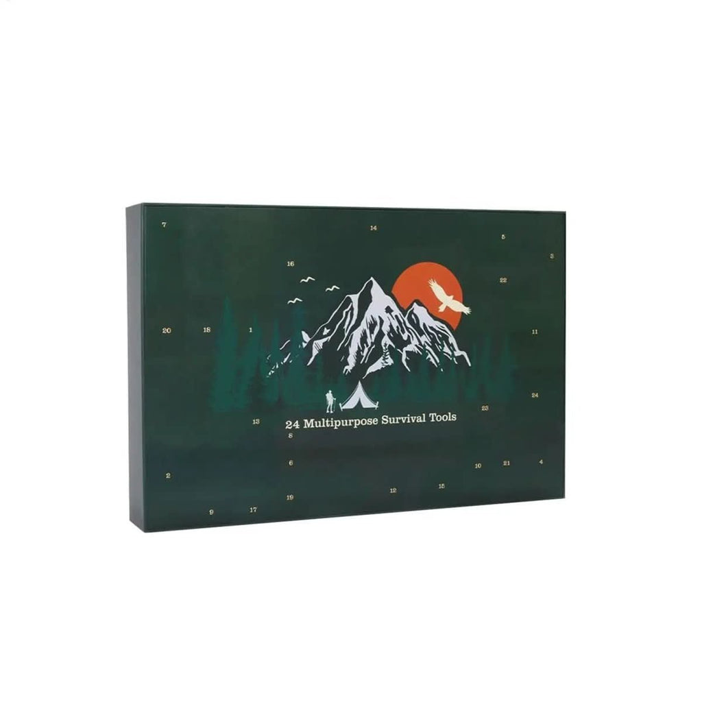 Calendario dell'Avvento TRAILBOX 2025 - 24 strumenti da campeggio per escursioni all'aperto