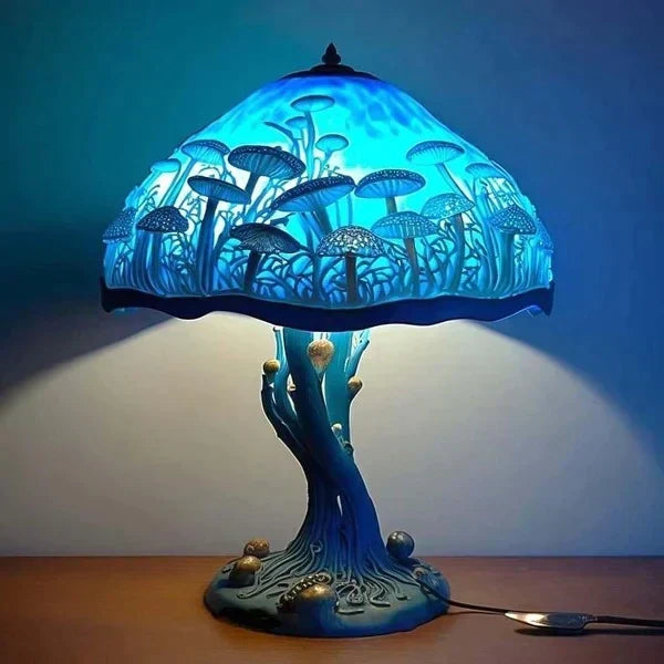 Decorative Stained Glass Table Lamp - Ambient Vibrant Glow