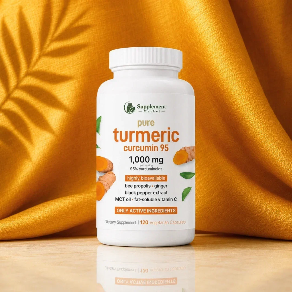 Complexe haut de gamme de curcumine de curcuma - 950mg de curcuminoïdes
