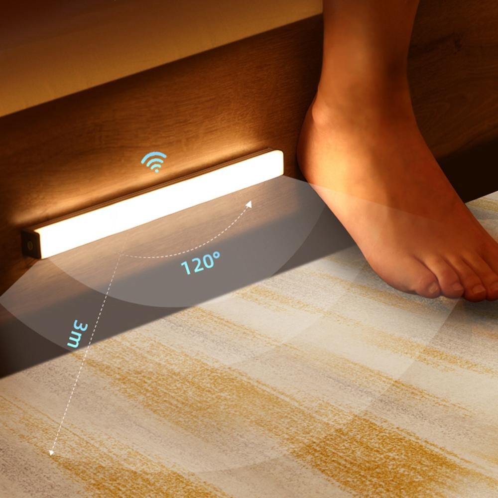 Energooszczędna listwa LED pod szafkę, magnetyczna, z czujnikiem ruchu