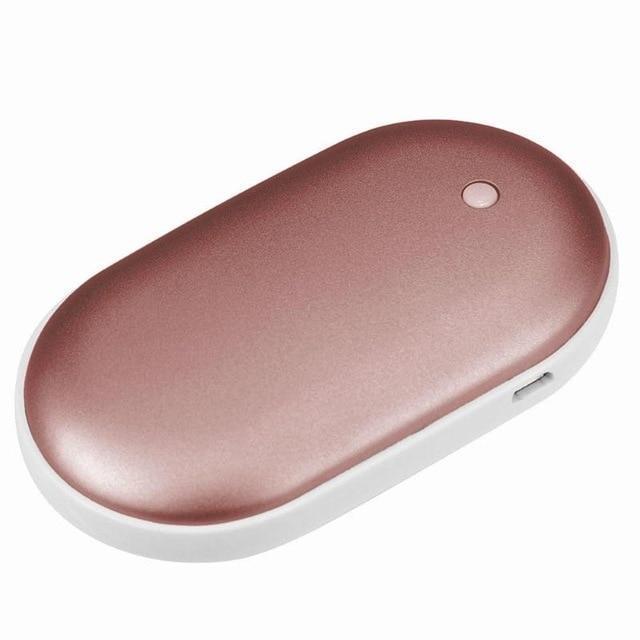 Rechargeable 2 In 1 Hand Warmer And Power Bank, Rapid Heating And Quick USB-C Charging