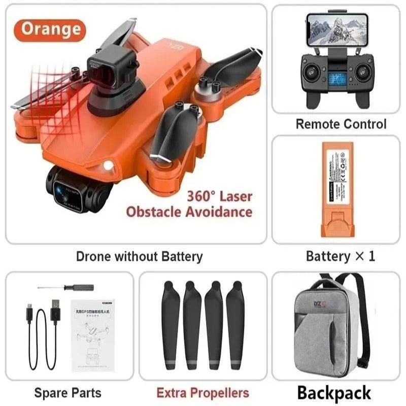 RG106 Pro dupla kamerás drón GPS-navigációval és 8K videóval