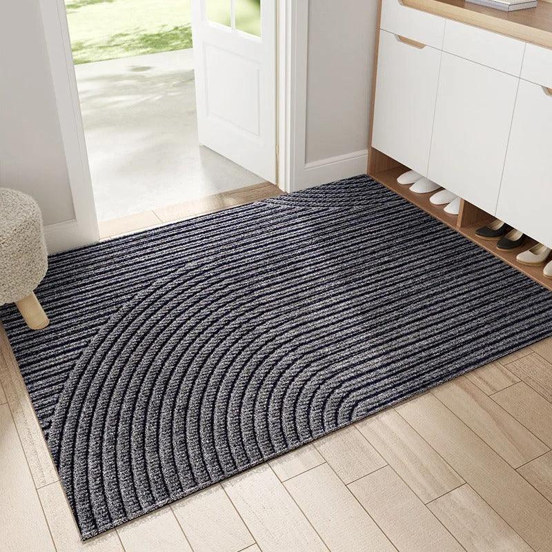 Non Slip Door Mat Textured Dirt Trapping Surface Secure Grip