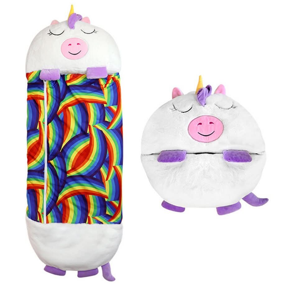 CuddleQuest 2-in-1 Full-Size Convertible Plush Sleeping Bag