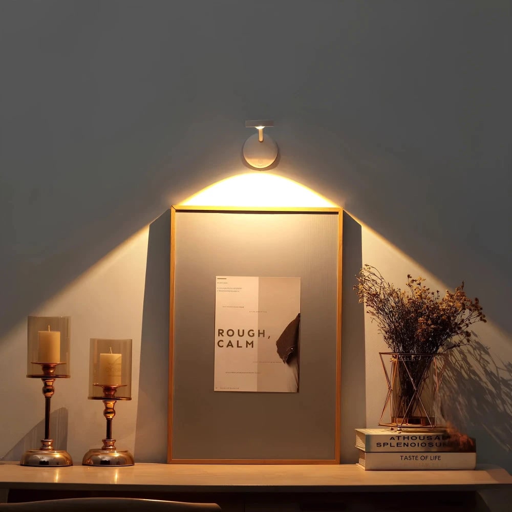 Magnetic Wireless LED Picture Sconce Cordless Adjustable Wall Light