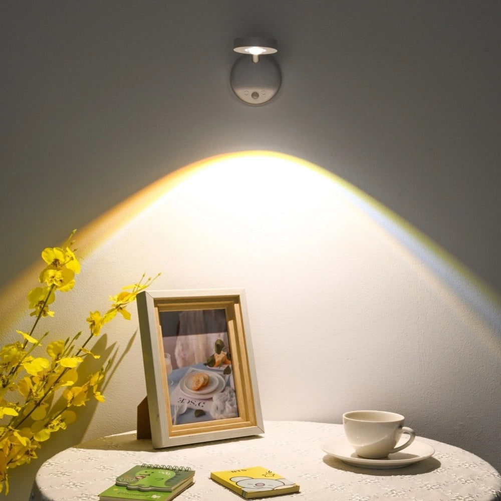 磁性无线 LED 画灯壁灯，可调节无电线壁灯