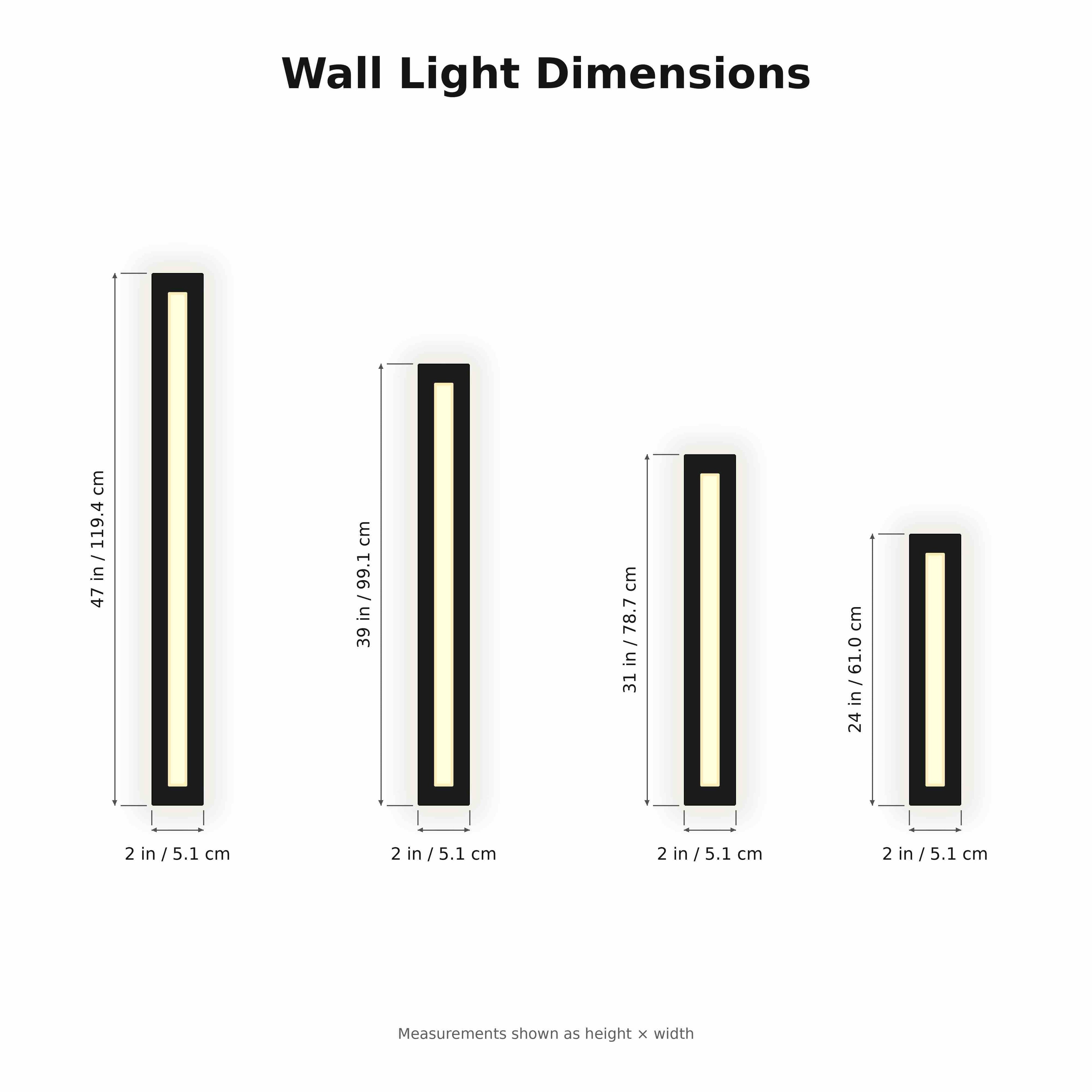 Moderne lineare LED-Wandleuchte, Eisenkorpus mit Acrylschirm und drei Farbtemperaturmodi | ribuella