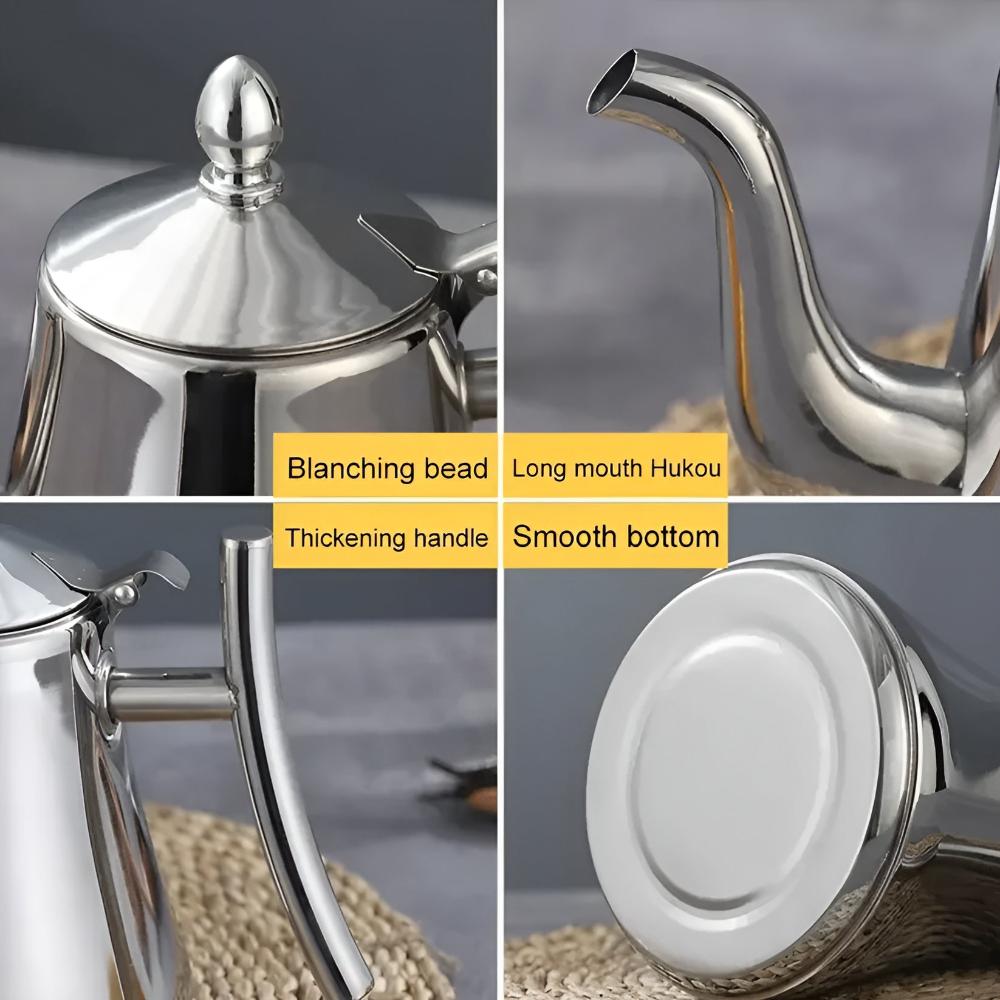 Hervidor de acero inoxidable con filtro integrado - BrewMate para todos los días | ribuella
