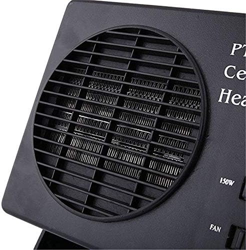 12V Ceramic Car Heater 150W-300W Portable Fan Automatic Thermostat